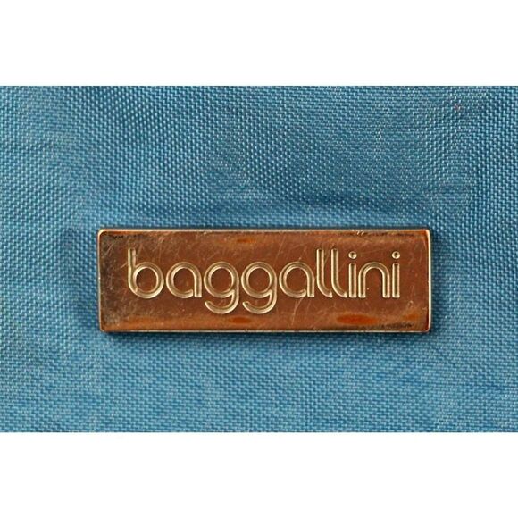 baggallini BLUE NYLON CANVAS URBAN MESSENGER CROSSBODY ORGANIZER SHOULDER BAG 2 - Picture 2 of 14